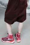 BORIS BIDJAN SABERI Plant-dyed drawstring shorts P21 F1506F-W